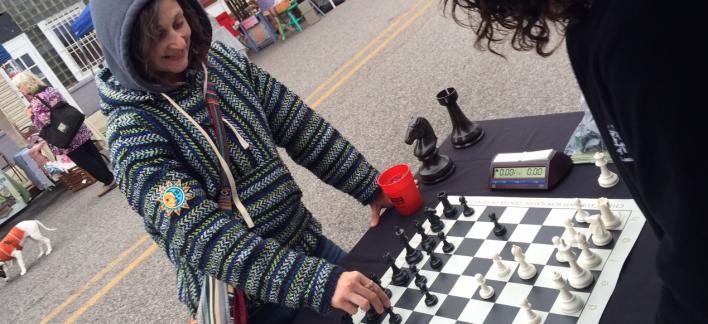 GroveFest, chess, event, booth