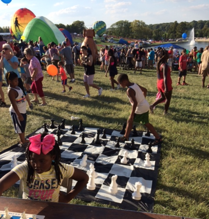 Community Engagement at the Balloon Festival | Saint Louis Chess Club