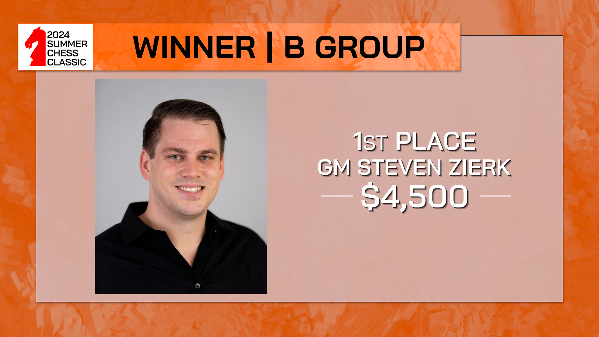 2024 Summer Chess Classic | WINNER | B Group