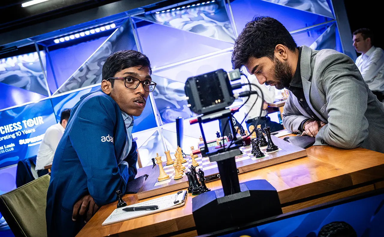 photo - 2025 Sinquefield Cup - Day 1- Pragg vs Gukesh - LOS02907