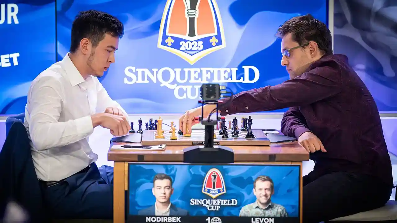 photo - 2025 Sinquefield Cup - Day 1 Nodirbek Levon - LOS02993