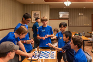 students playing chess