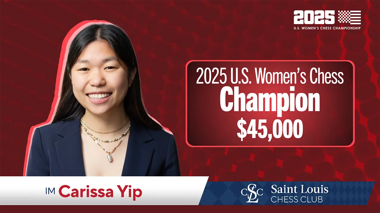 2025 U.S. Women's Chess Championship - Winner - GM Fabiano Caruana 1st Place