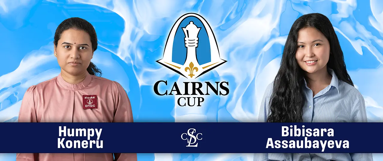 2025 Cairns Cup Round 4 Pairings - Koneru vs Assaubayeva