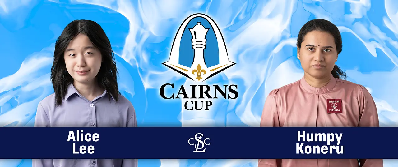 2025 Cairns Cup Round 5 Pairings - Lee vs Koneru
