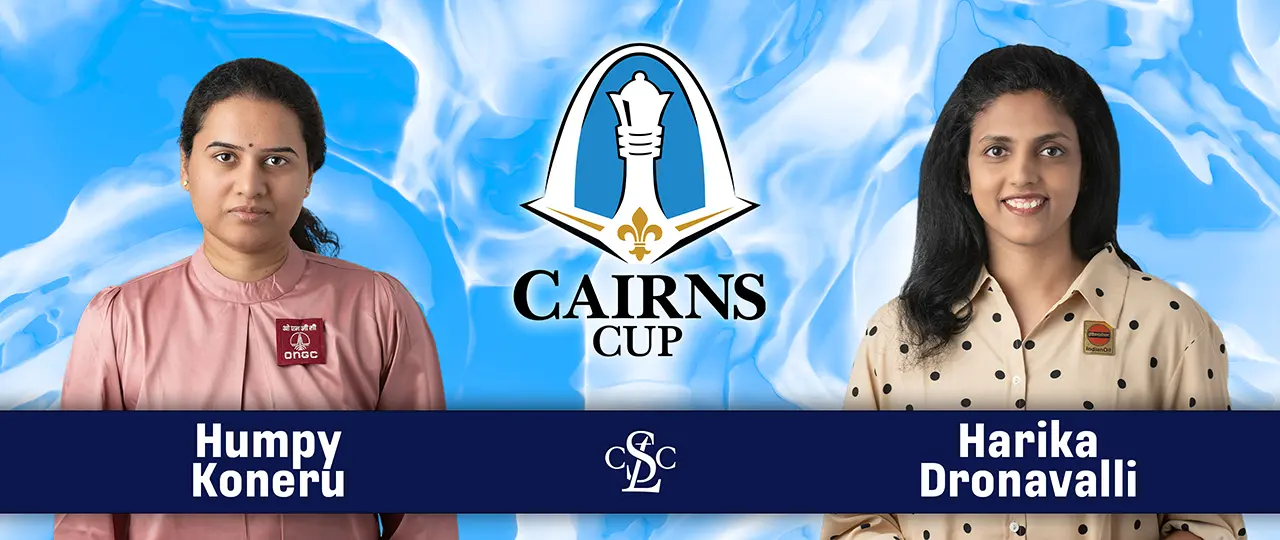 2025 Cairns Cup Round 6 - Koneru vs Dronavalli