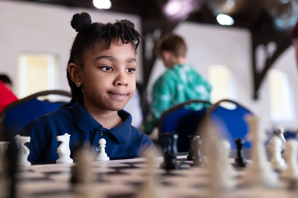 photo of a saint louis chess club scholastic tournament
