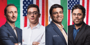 Veselin Topalov. Fabiano Caruana. Viswanathan Anand. Hikaru Nakamura.