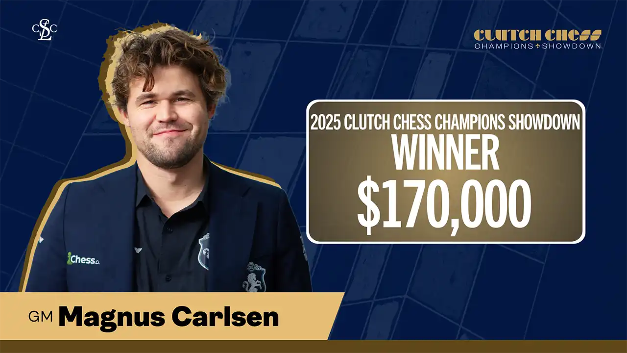 2025 Clutch Chess Champions Showdown - Standings After Day 1