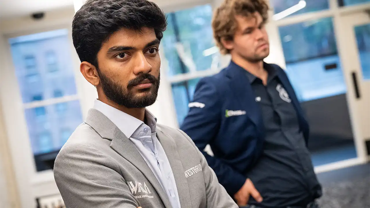 photo - 2025 Clutch Chess Champions Showdown - GM Gukesh GM Magnus - LOU01883