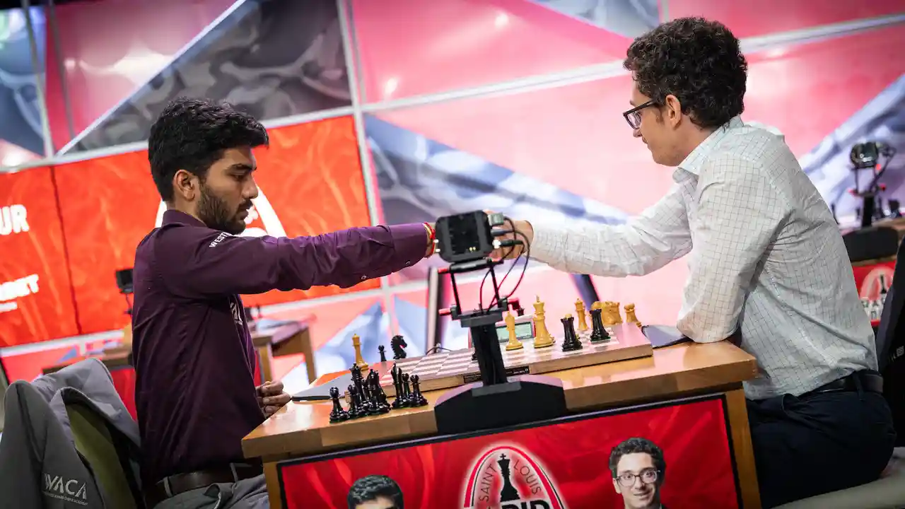 photo - 2025 Clutch Chess Champions Showdown - Gukesh Fabiano LOR05990