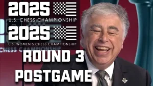 photo - 2025 U.S. Chess Championship - POSTGAME ROUND 3 Thumbnail