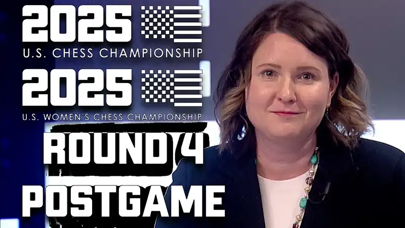 photo - 2025 U.S. Chess Championships - POSTGAME ROUND 4 Thumbnail copy
