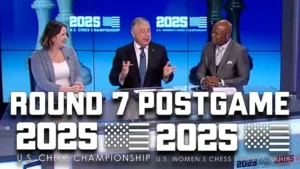 web graphic - 2025 U.S. Chess Championship - POSTGAME ROUND 7 Thumbnail