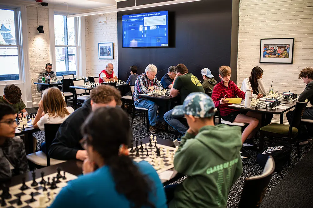 chess players playing in the UMB Bank Rapid Open 2026