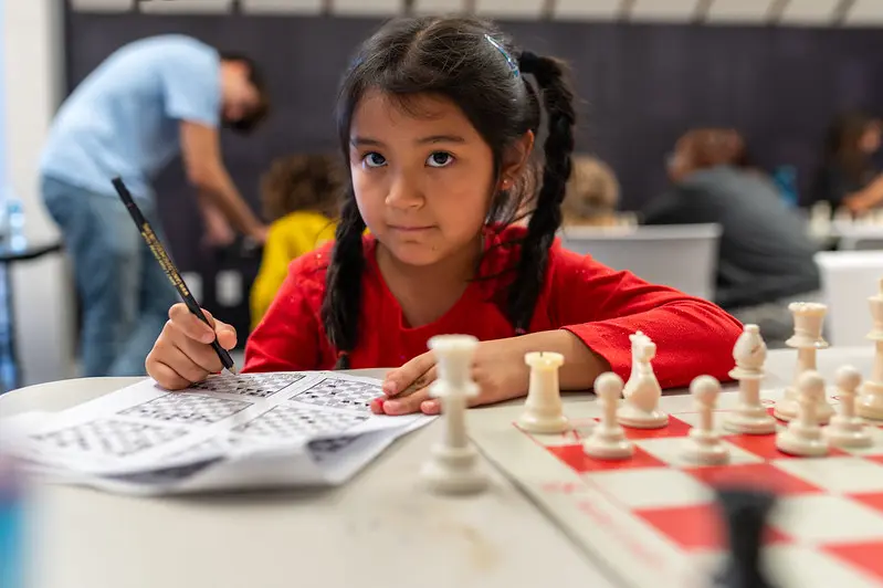 hispanic girl stl chess summer camp